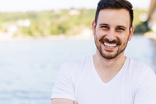 A man glad he went to a detox center