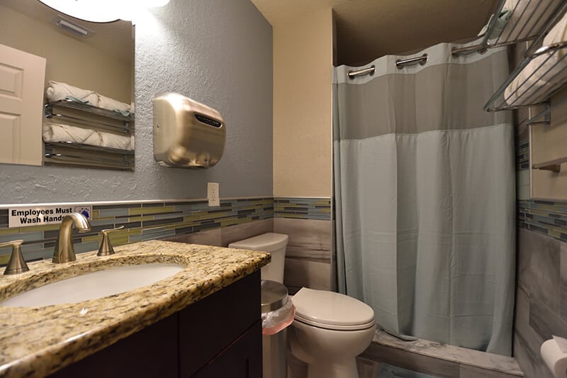 Restrooms at Spring Gardens Recovery