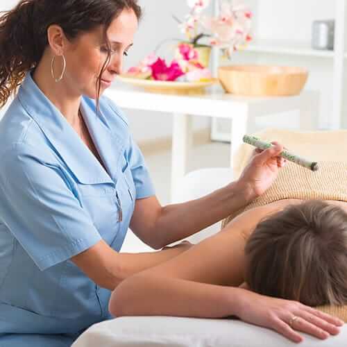 woman taking part in Eastern Medicine Therapy
