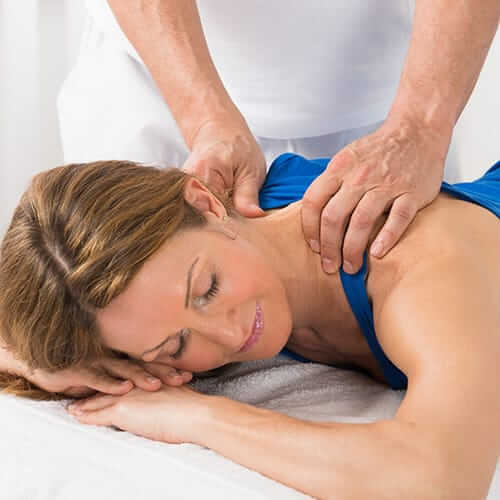 Massage Therapy woman taking part in Massage Therapy
