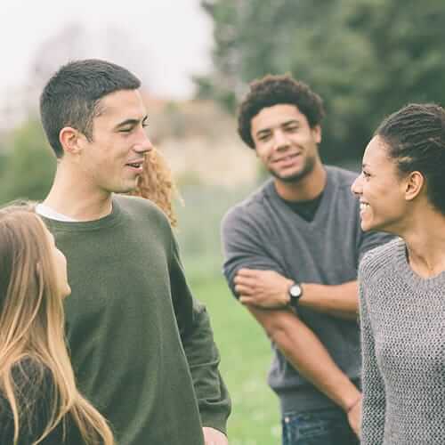 group of potential addiction recovery staff members